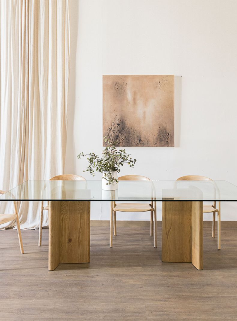 Base De Comedor Mauco Natural Amoble