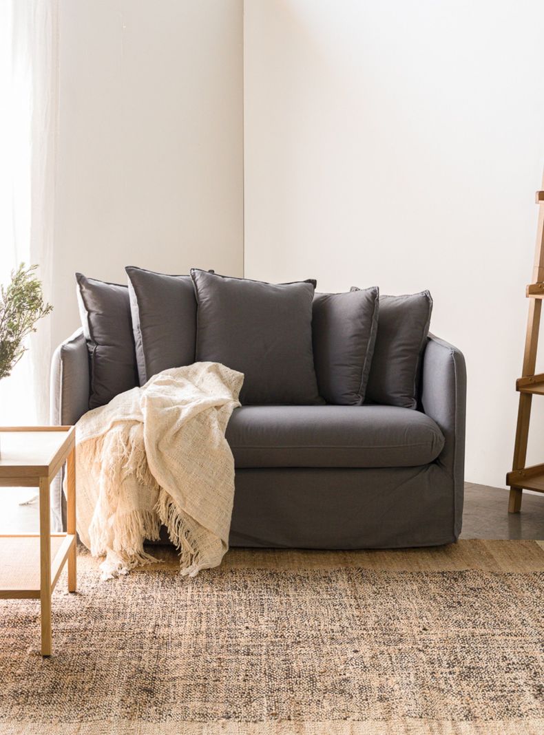 Sofa Jacinta gris 140 H-0