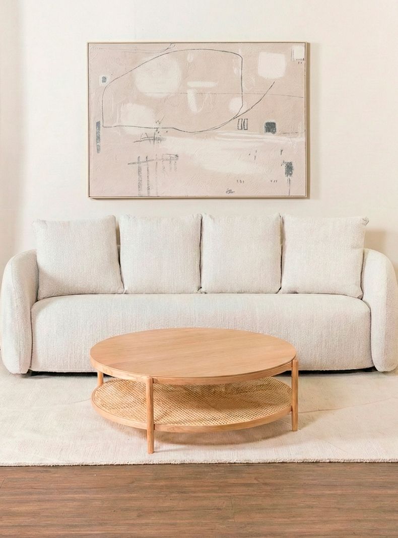 Sofa Tadeo 3 cuerpos Amoble Beige