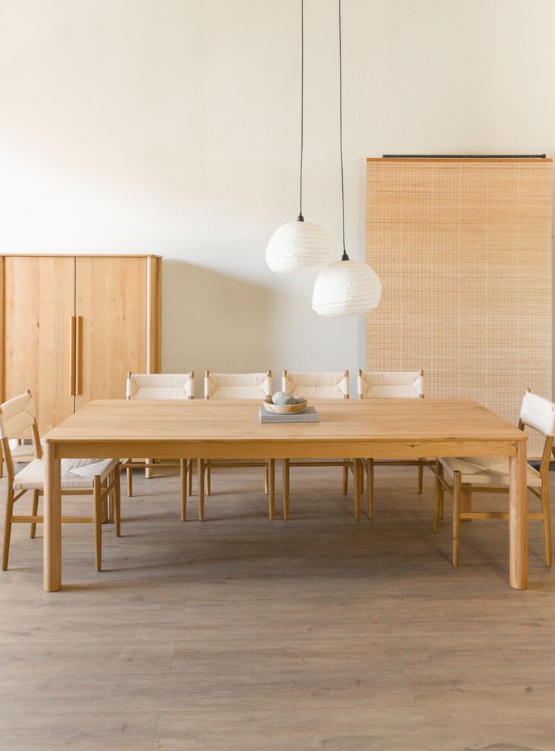 Mesa de comedor Milita Rectangular 240 Amoble Cafe
