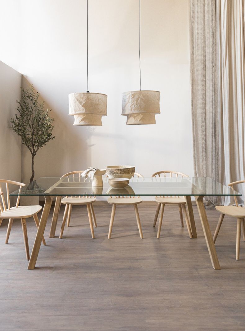 Mesa De Comedor Nare Natural Amoble
