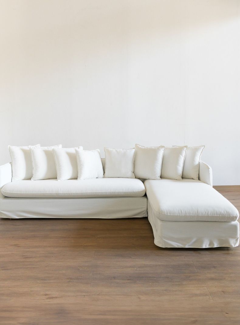 Sofa Jacinta Seccional Derecho  Blanco New-3