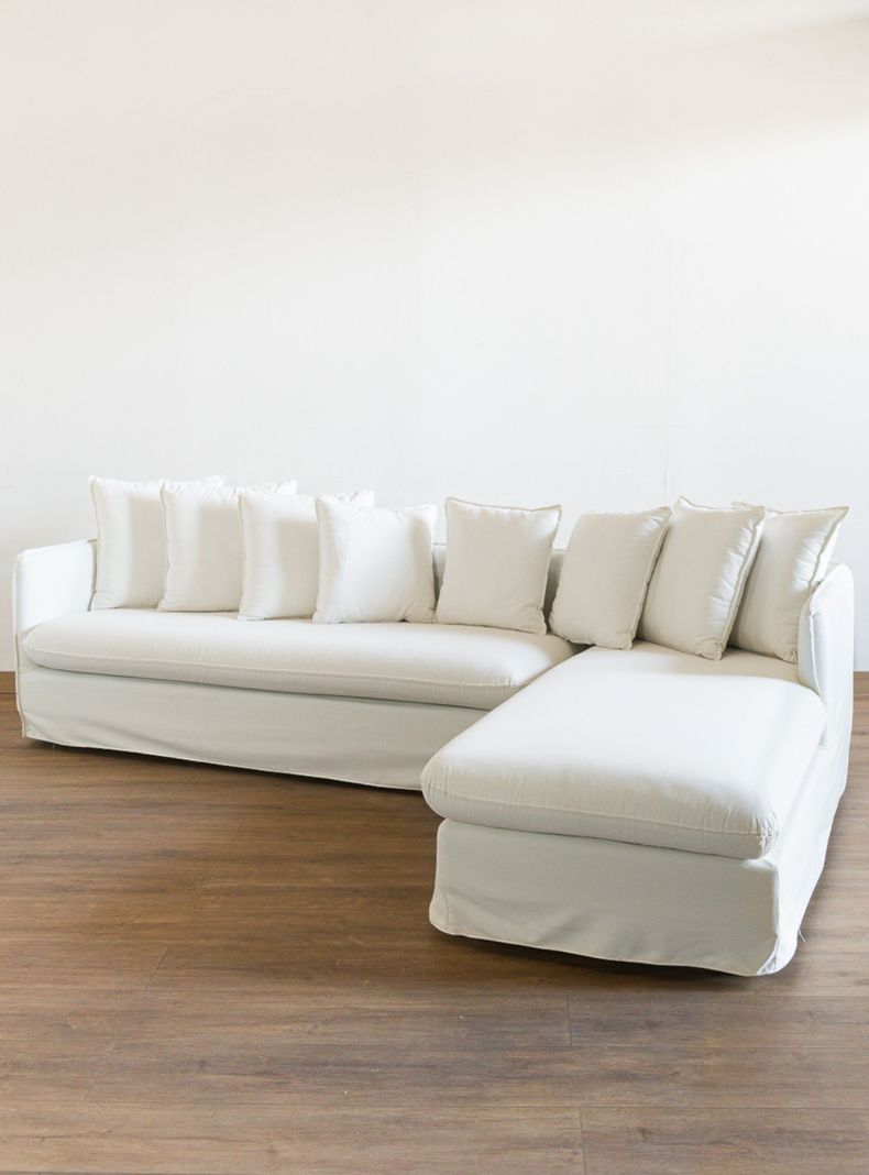 Sofa Jacinta Seccional Derecho  Blanco New-1