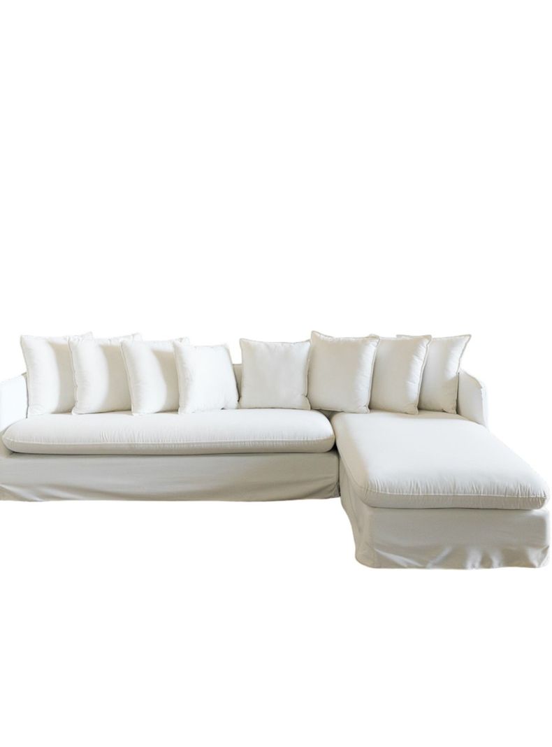 Sofa Jacinta Seccional Derecho  Blanco New-4