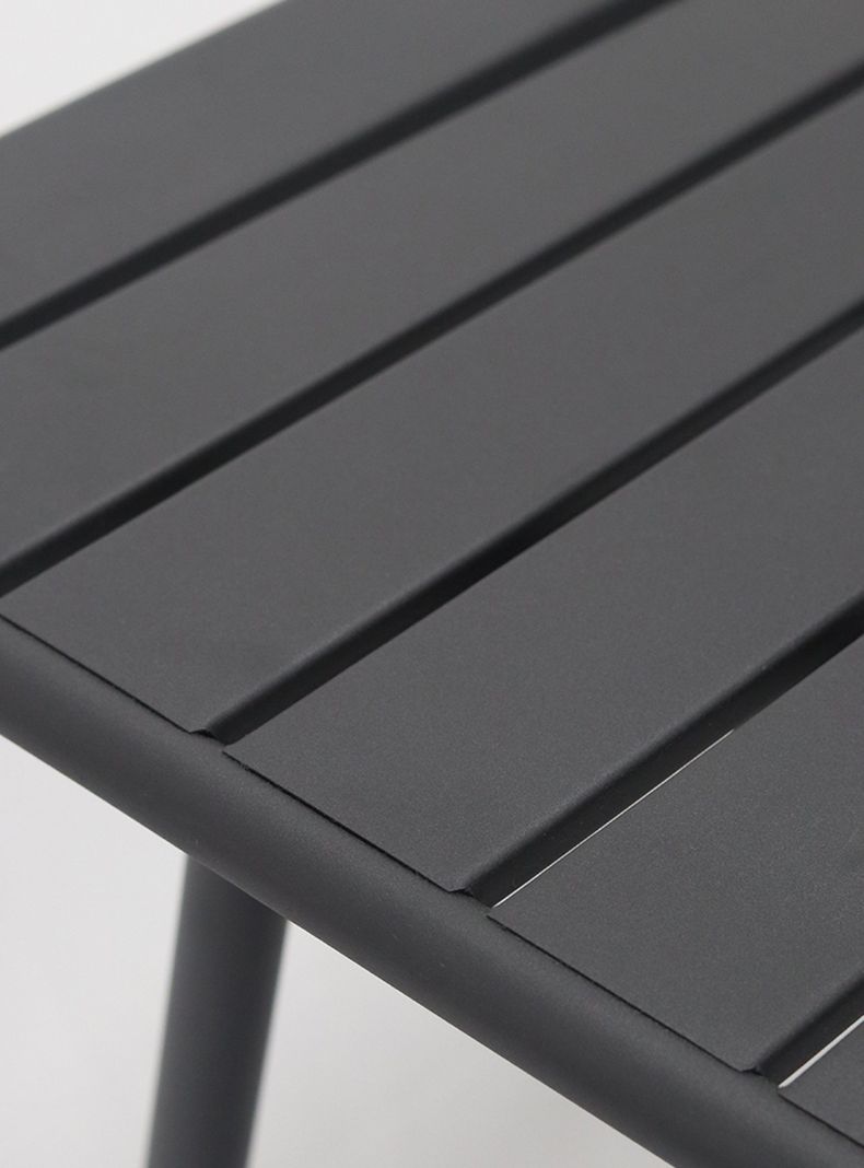Mesa De Comedor Calpe Rectangular Negra-1