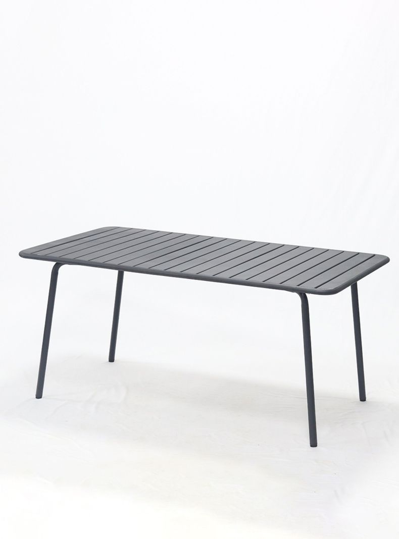 Mesa De Comedor Calpe Rectangular Negra-2