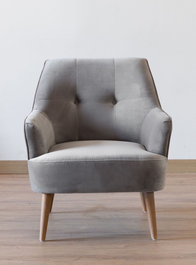 Poltrona Alfaro Velvet Gris-4