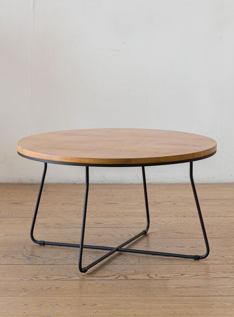 Mesa De Centro Circular Madera V-1