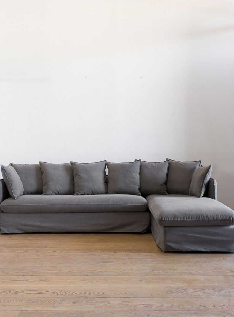 Sofa Jacinta Seccional Derecho Gris H-4
