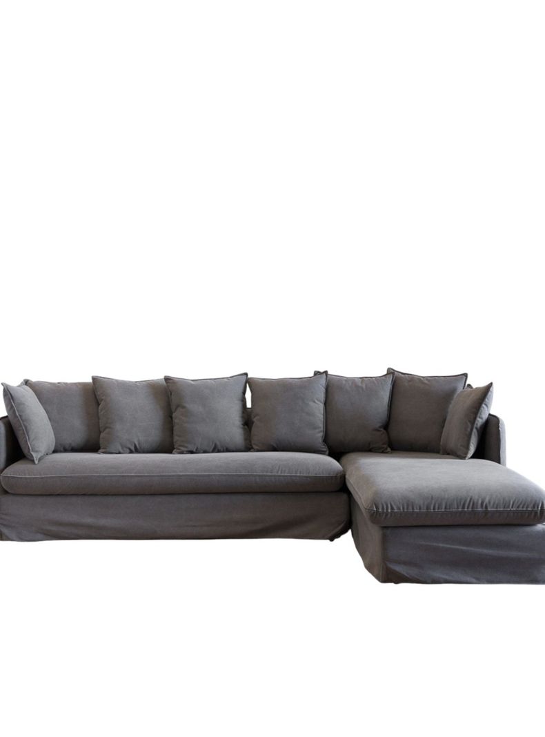 Sofa Jacinta Seccional Derecho Gris H-5