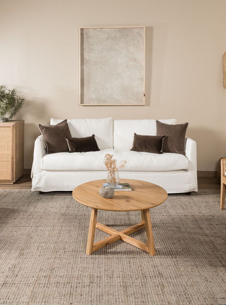 Sofa Helga Blanco La 200 Amoblé