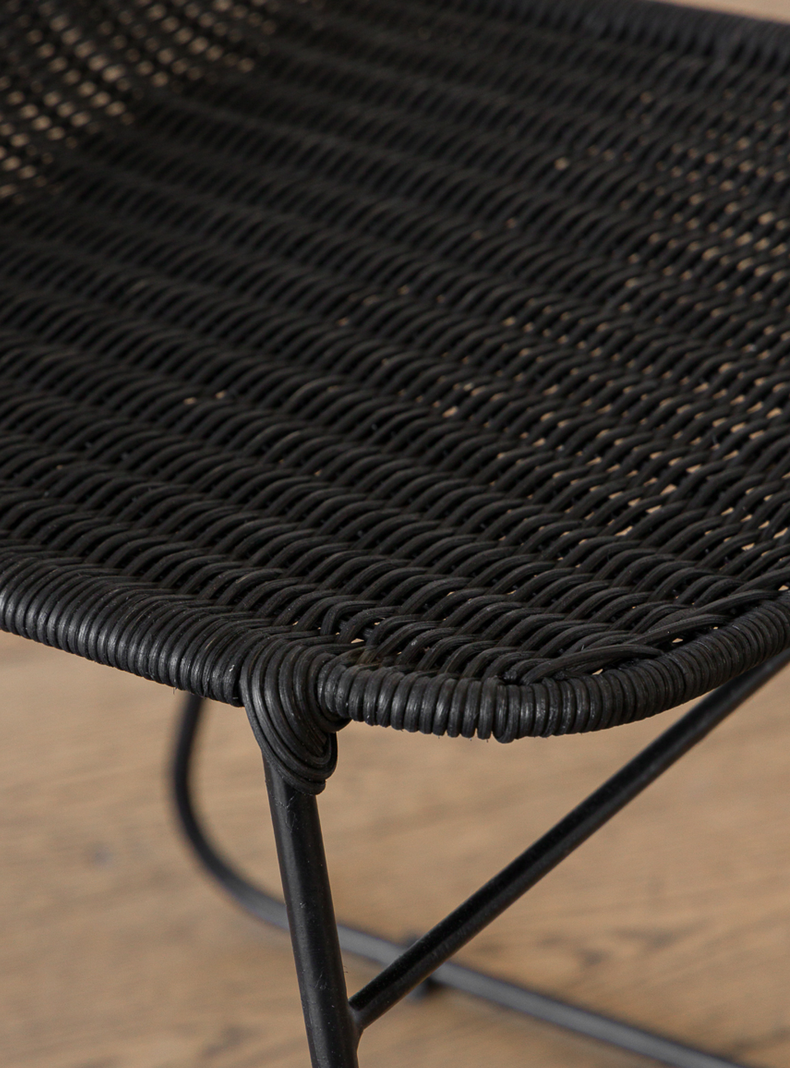 Silla Terraza  Alabama Negra Ir-3