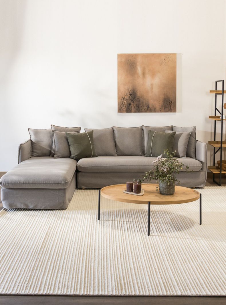 Sofa Jacinta Seccional Izquerdo  Gris Mh-0
