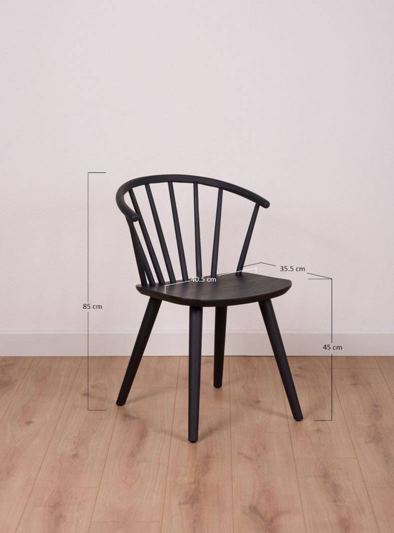 Silla Comedor Leire Negra-5