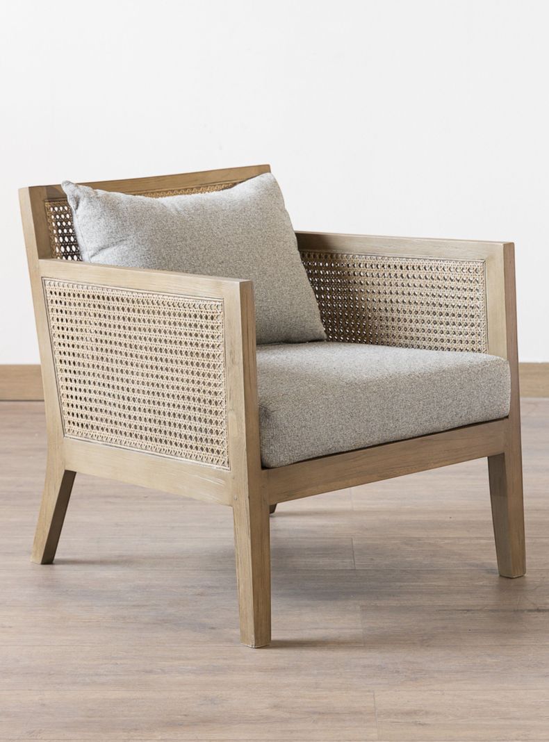 Poltrona Rafia Gris R-2