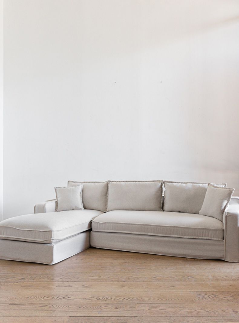 Sofa Sven Seccional Izquerdo Beige H-1