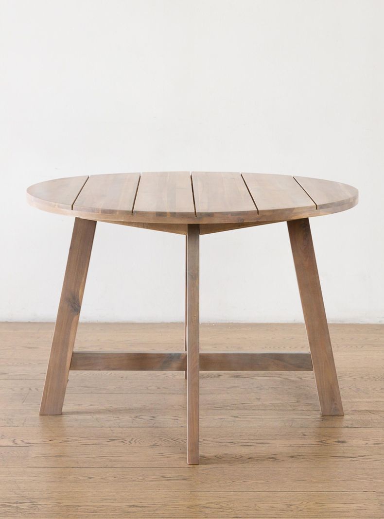 Mesa De Comedor Atilo Natural Ch Redonda 140-3
