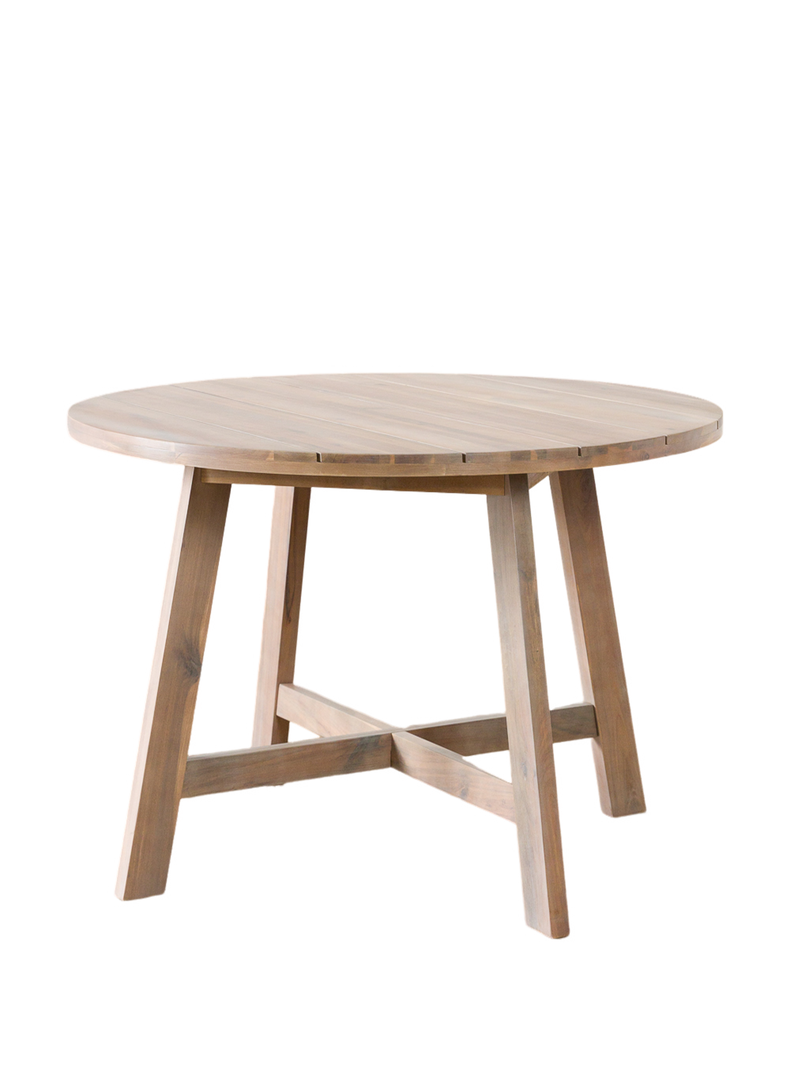 Mesa De Comedor Atilo Natural Ch Redonda 140-4