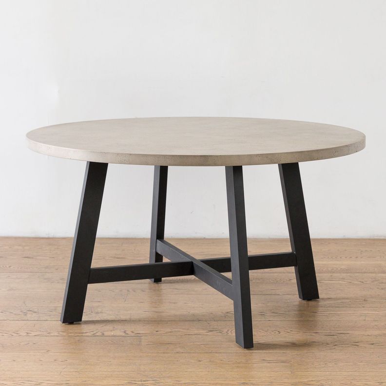 Mesa De Comedor Dublin Cemento Redonda 140-3