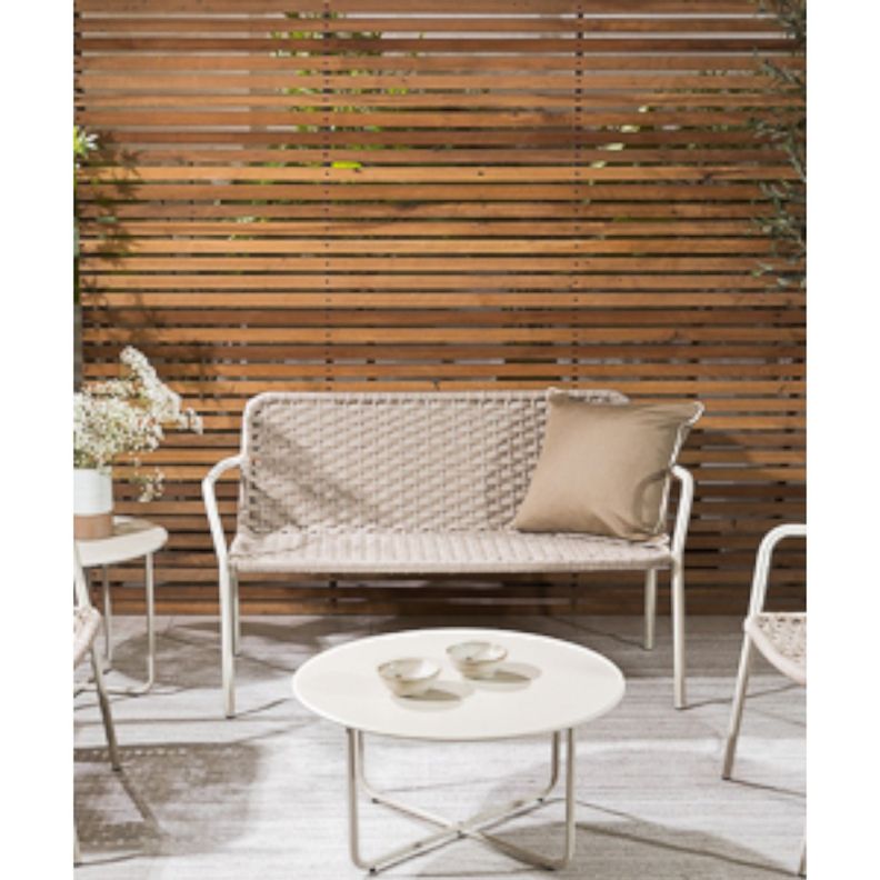 Sofa Anika Cuerda Beige Amoblé
