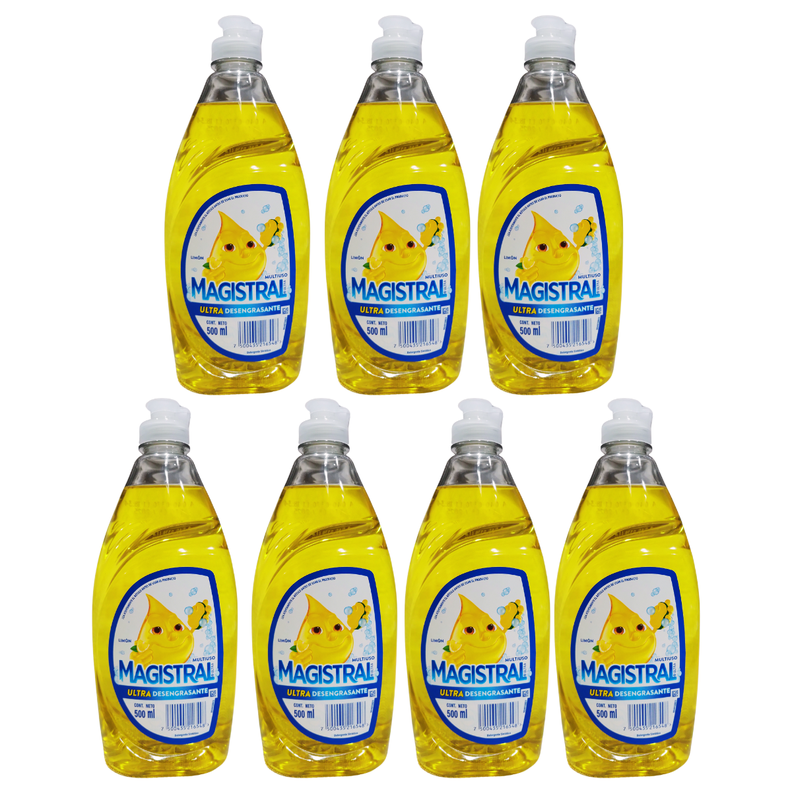 Pack 7 Lavalozas Magistral Concentrado 500ml Rinde Más-0