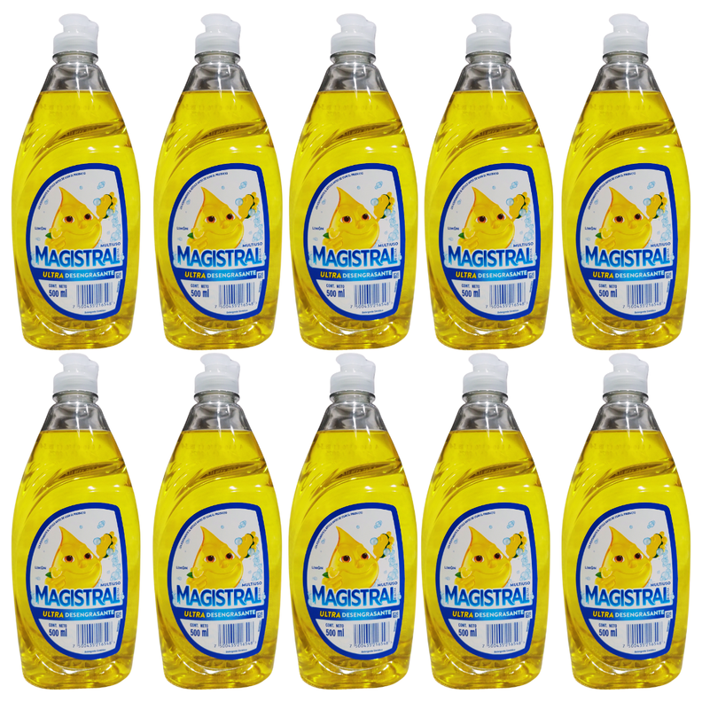 Pack 10 Lavalozas Magistral Concentrado 500ml Rinde Más-0