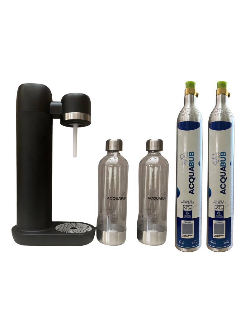 Máquina Gasificadora De Agua Soda Perfecta En Casa Pack 7 R2-0