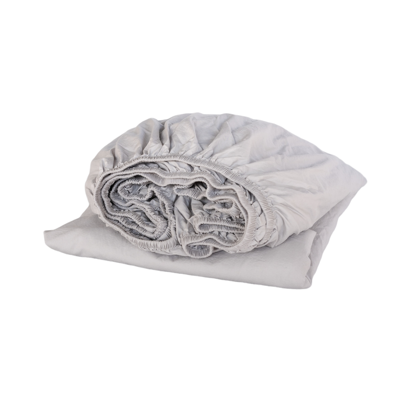 Sábana Bajera Algodón Ava - Cool Grey / 2 PL-0