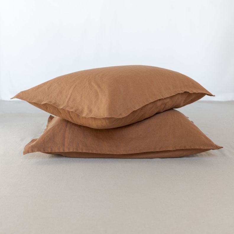 Funda Almohada Lino Lyra - Toffe / 50x70-1