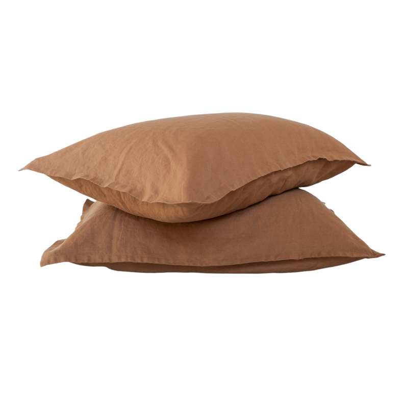 Funda Almohada Lino Lyra - Toffe / 50x70-0