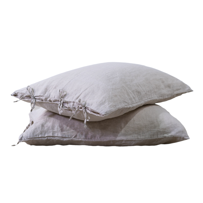 Funda Almohada Lino Lilah - Natural Claro / 50x70-0