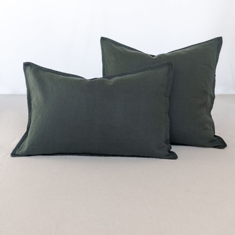 Funda Cojín Lino Lyra - Forest / 55x55-1