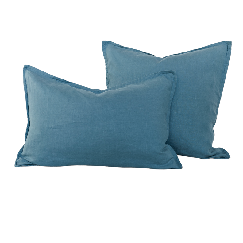 Funda Cojín Lino Lyra - Ocean / 55x55-0
