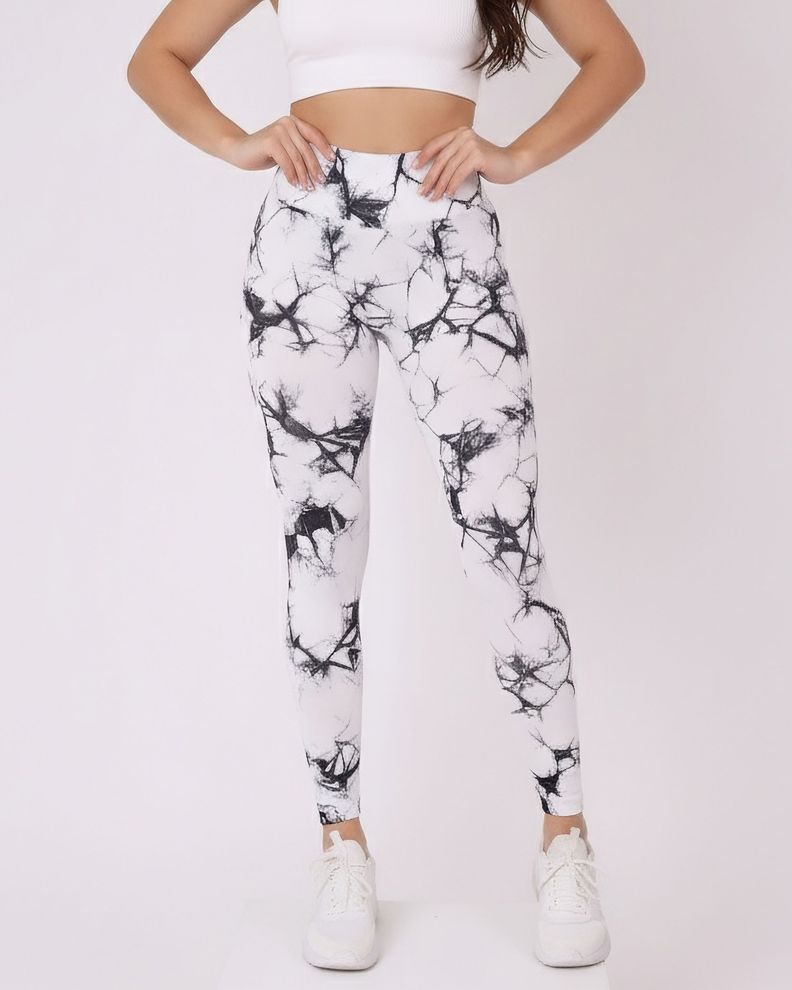 Calza Deportiva Mujer Levanta cola tie dye claro - HY33