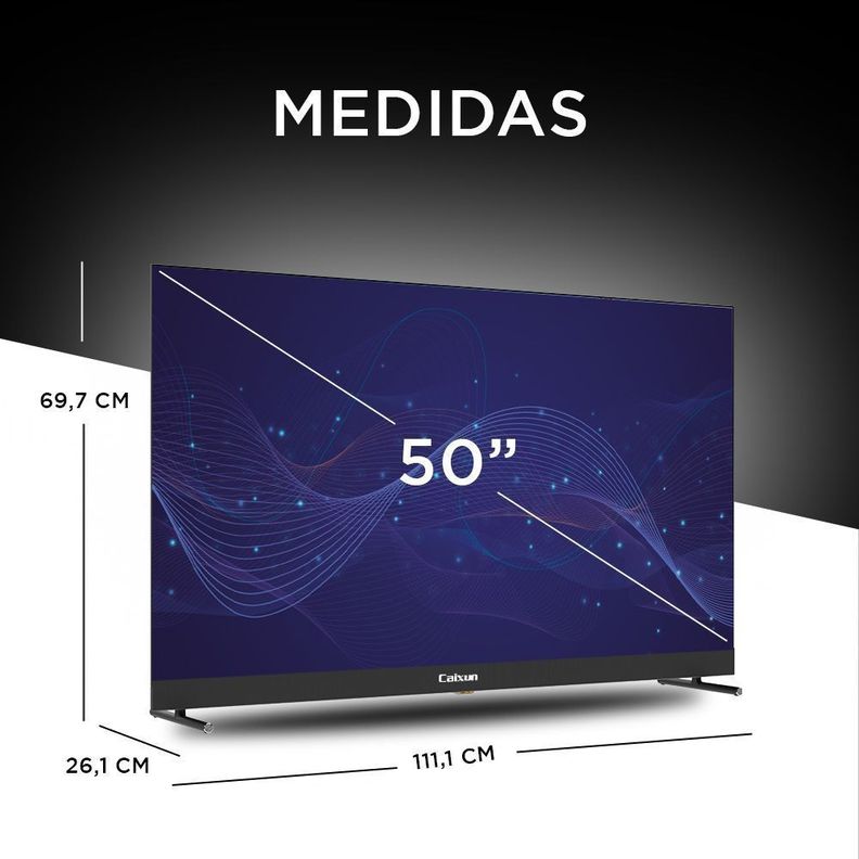 Smart TV Caixun LED 50" UHD 4K Karaoke Google TV C50VSUG-4