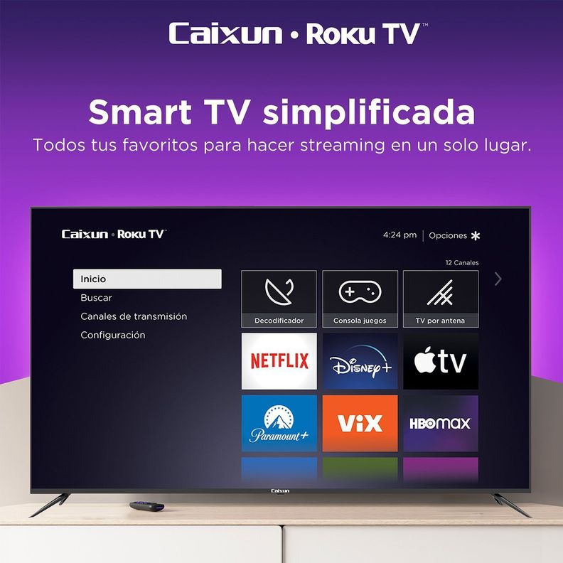 Smart TV Caixun LED 40" FHD Roku TV C40V1FR-2