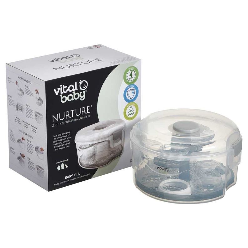 Esterilizador de Mamaderas  2 en 1 Nurture-0