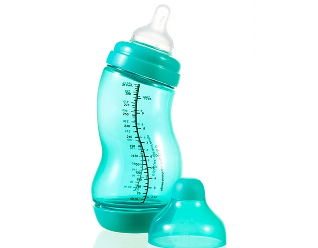 Mamadera Anticólicos Ancha 310 Ml Turquesa-0