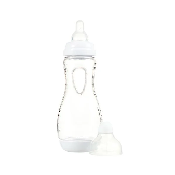 Mamadera Anticólicos Agarre Fácil Natural 240 Ml Blanca-0