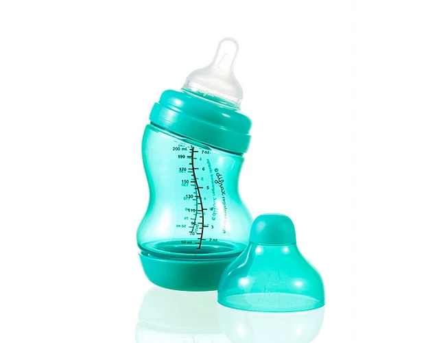 Mamadera Anticólicos Ancha 200 Ml Turquesa-0