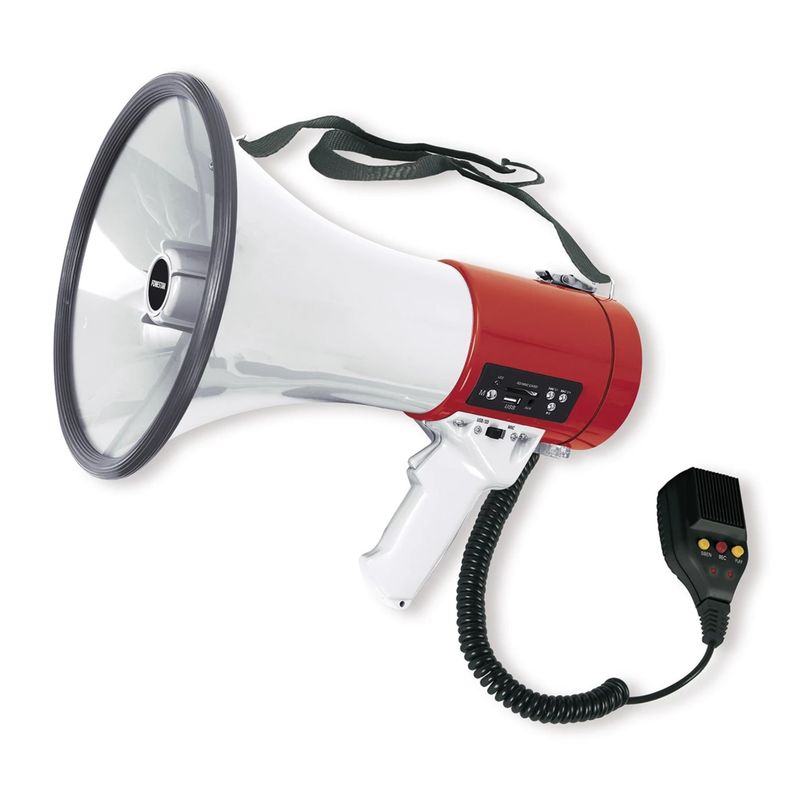 Megáfono 25W Recargable Con Grabador -0