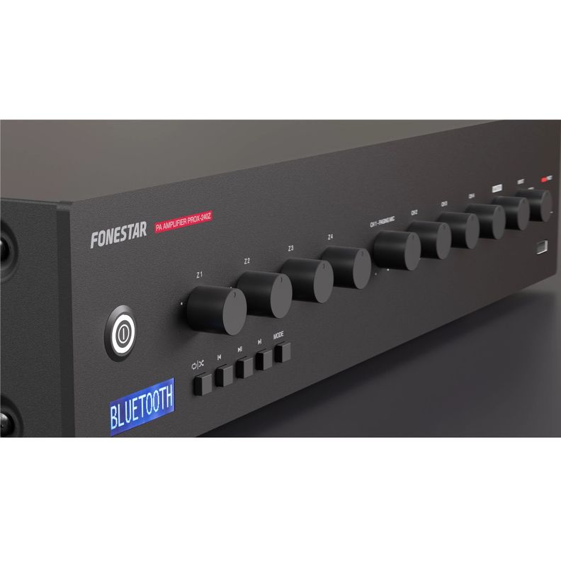 Amplificador Megafonía 4 Zonas Prox-240Z-0