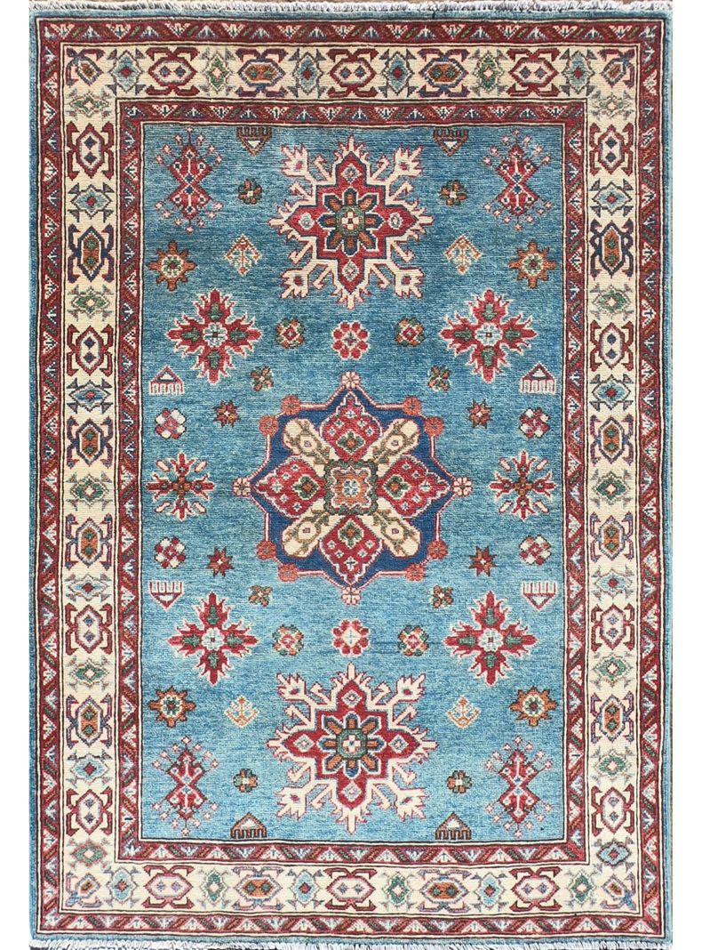 Alfombra Persa Clásica de Lana, Kazak de 1.80 x 1.20 mts., KZ196-0
