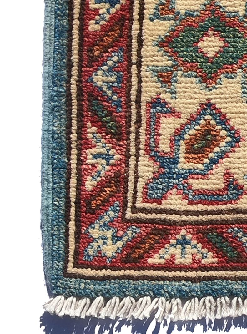 Alfombra Persa Clásica de Lana, Kazak de 1.80 x 1.20 mts., KZ196-2