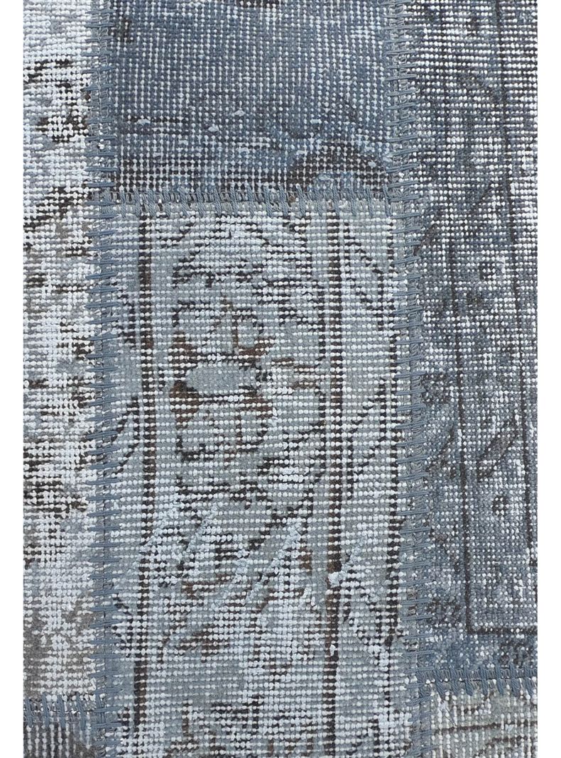 Alfombra Persa de Lana, Patchwork Vintage de 4.00 x 0.80 mts, AA027-1