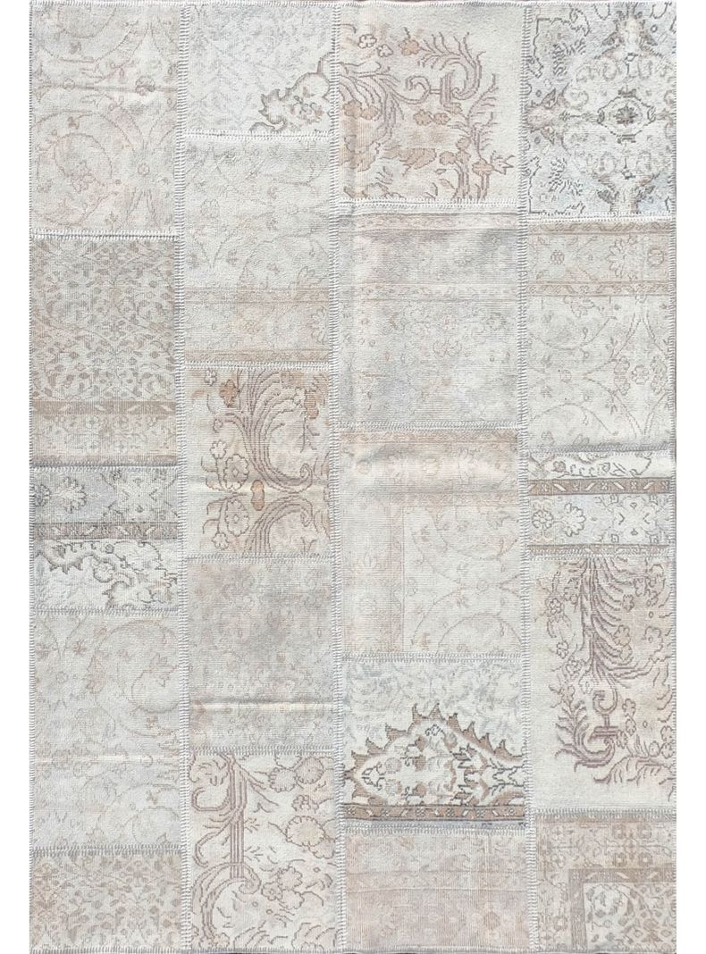 Alfombra Persa de Lana, Patchwork Vintage de 2.40 x 1.70 mts, AA067-0