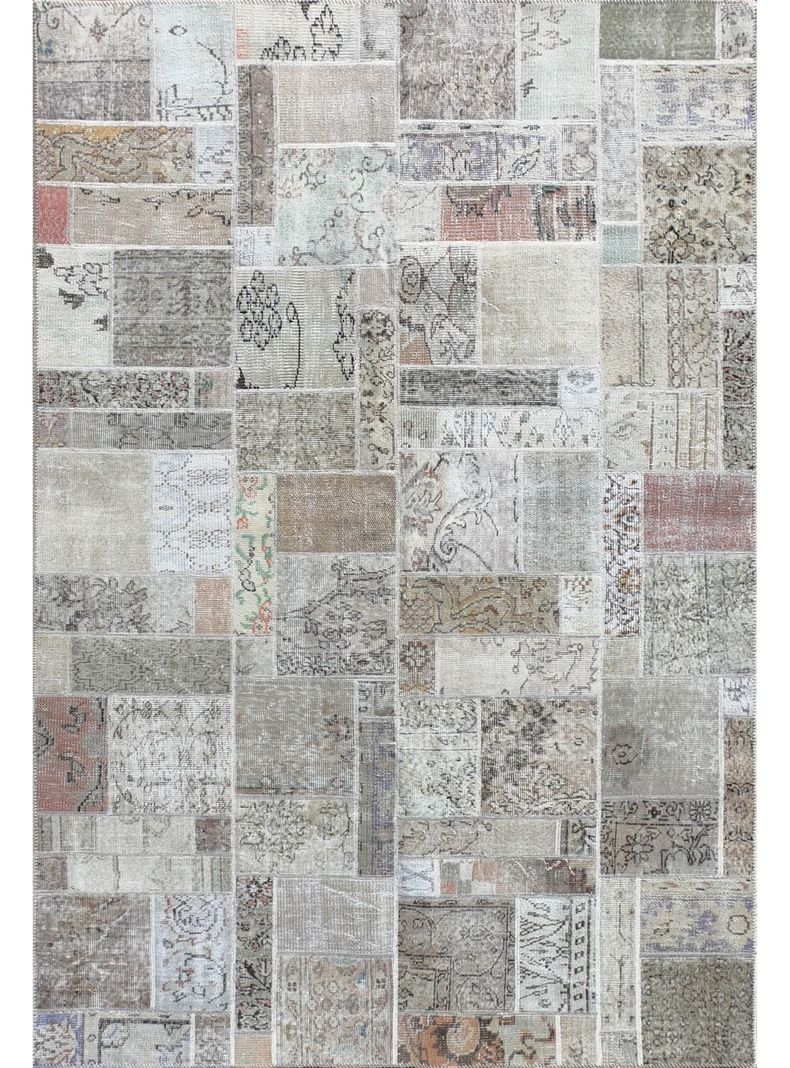 Alfombra Persa de Lana, Patchwork Estambul de 2.70 x 1.80 mts, AA071-0