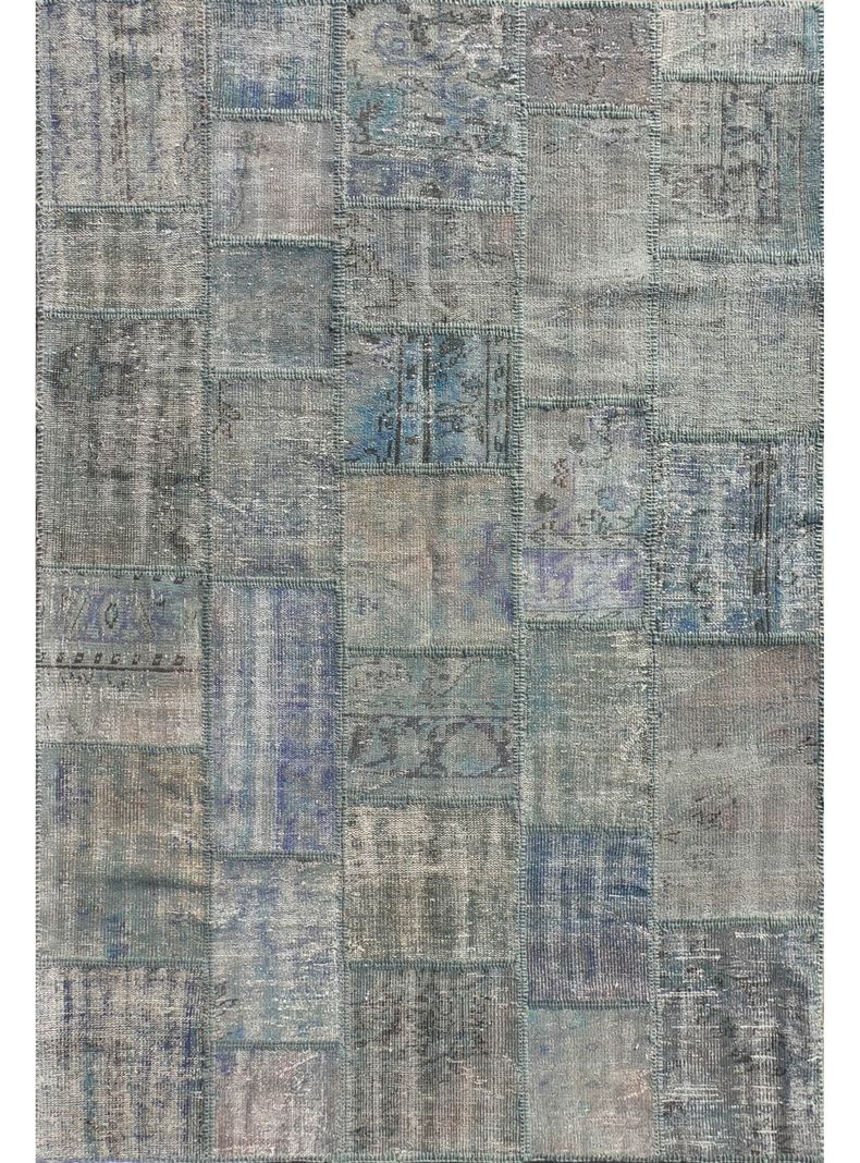 Alfombra Persa de Lana, Patchwork Vintage de 2.40 x 1.80 mts, AA069-0