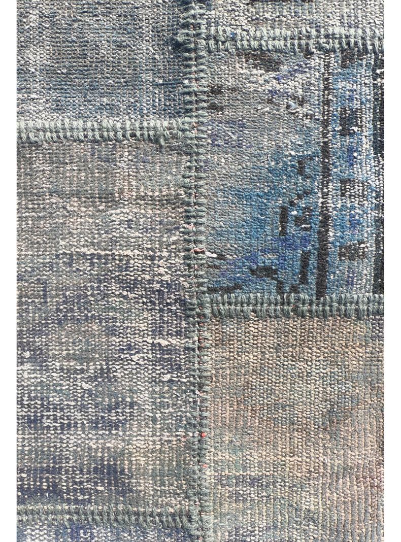 Alfombra Persa de Lana, Patchwork Vintage de 2.40 x 1.80 mts, AA069-1