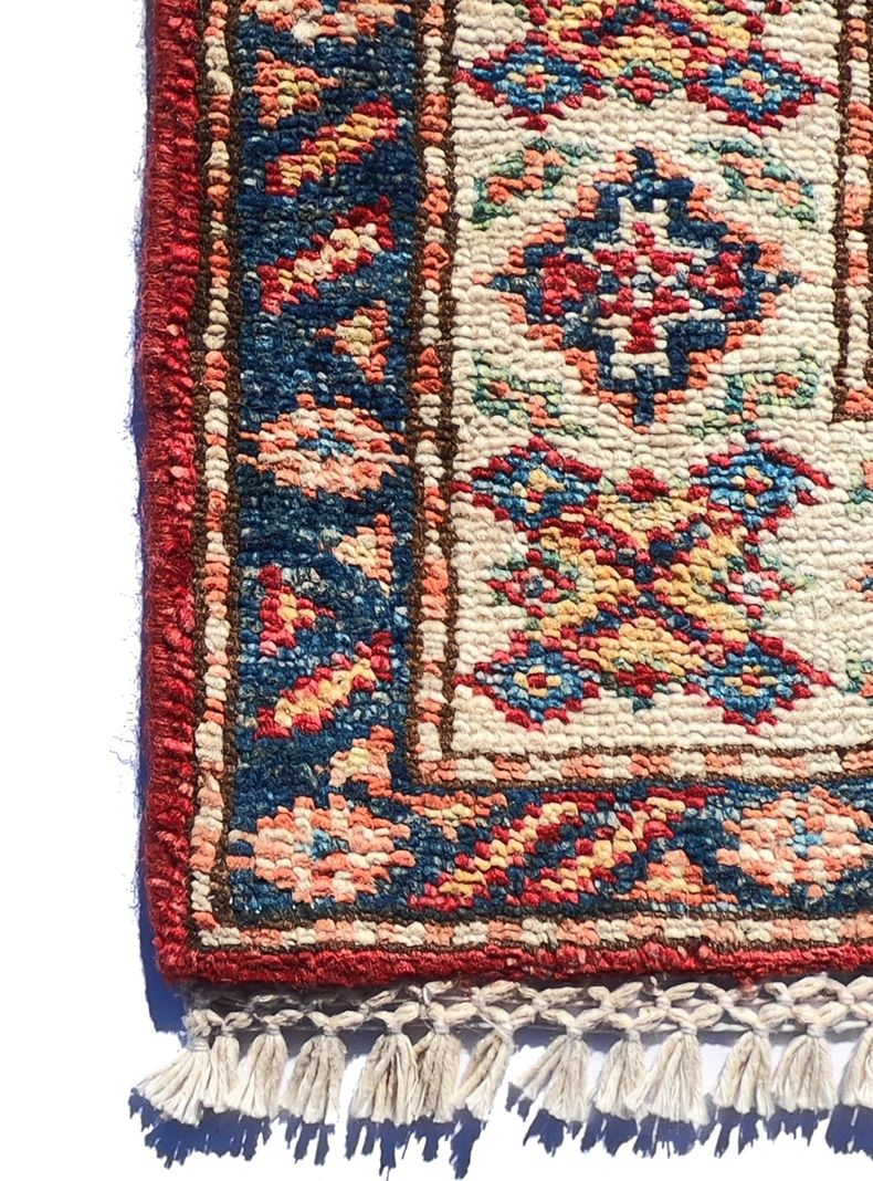 Alfombra Persa Clásica de Lana, Kazak Ghazni de 1.80 x 0.60 mts., KG124-2